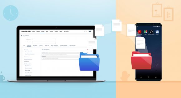 File management from Hexnode for efficient content distribution