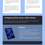 Kiosk mode at your fingertips