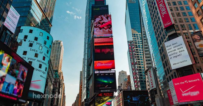 digital signages in cities