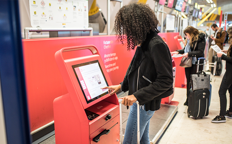 An interactive kiosk