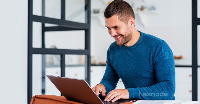 Hexnode helping remote work blog- cover