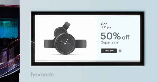 How to setup digital signage with hexnode