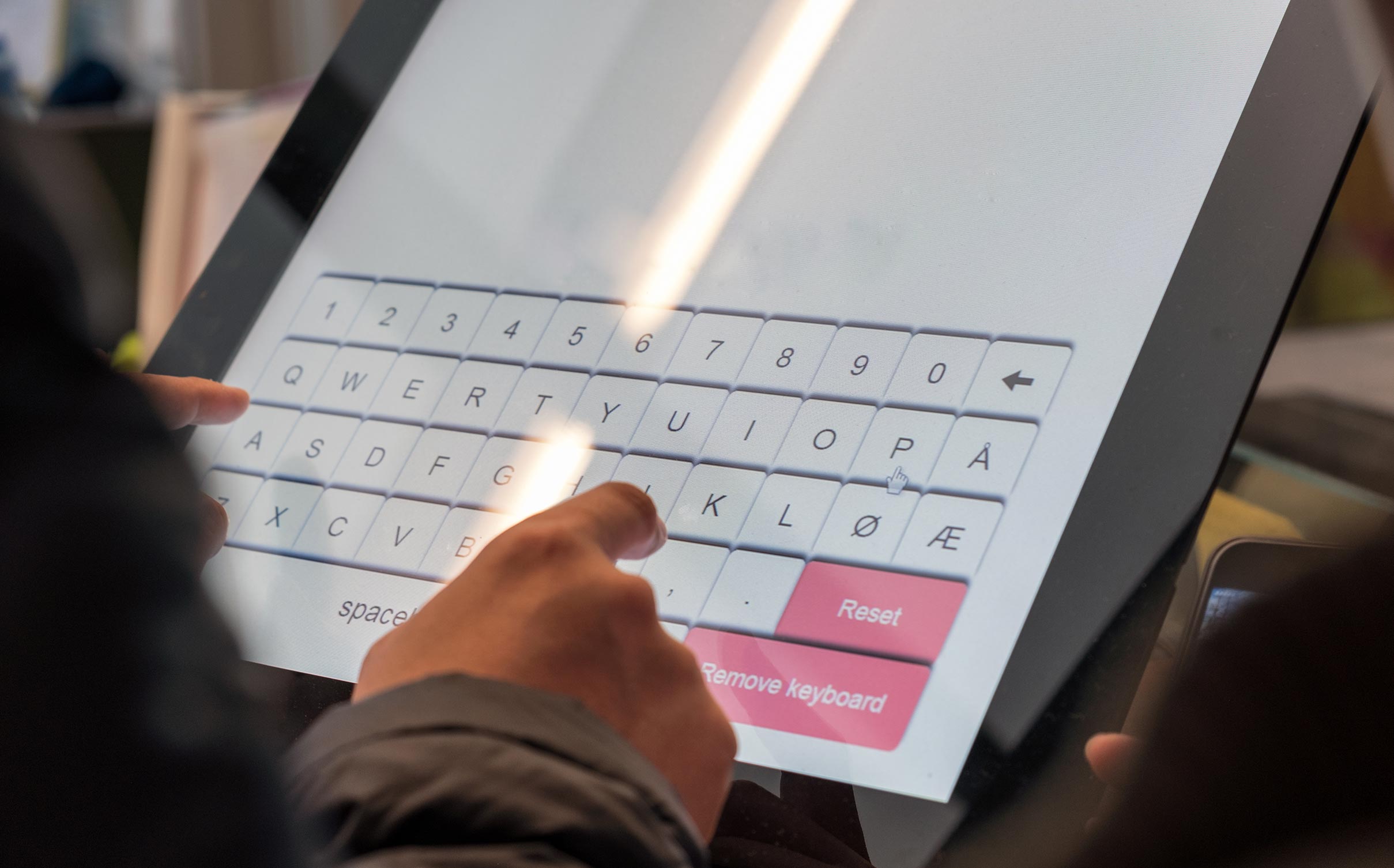 Self-service kiosks at leisure centers