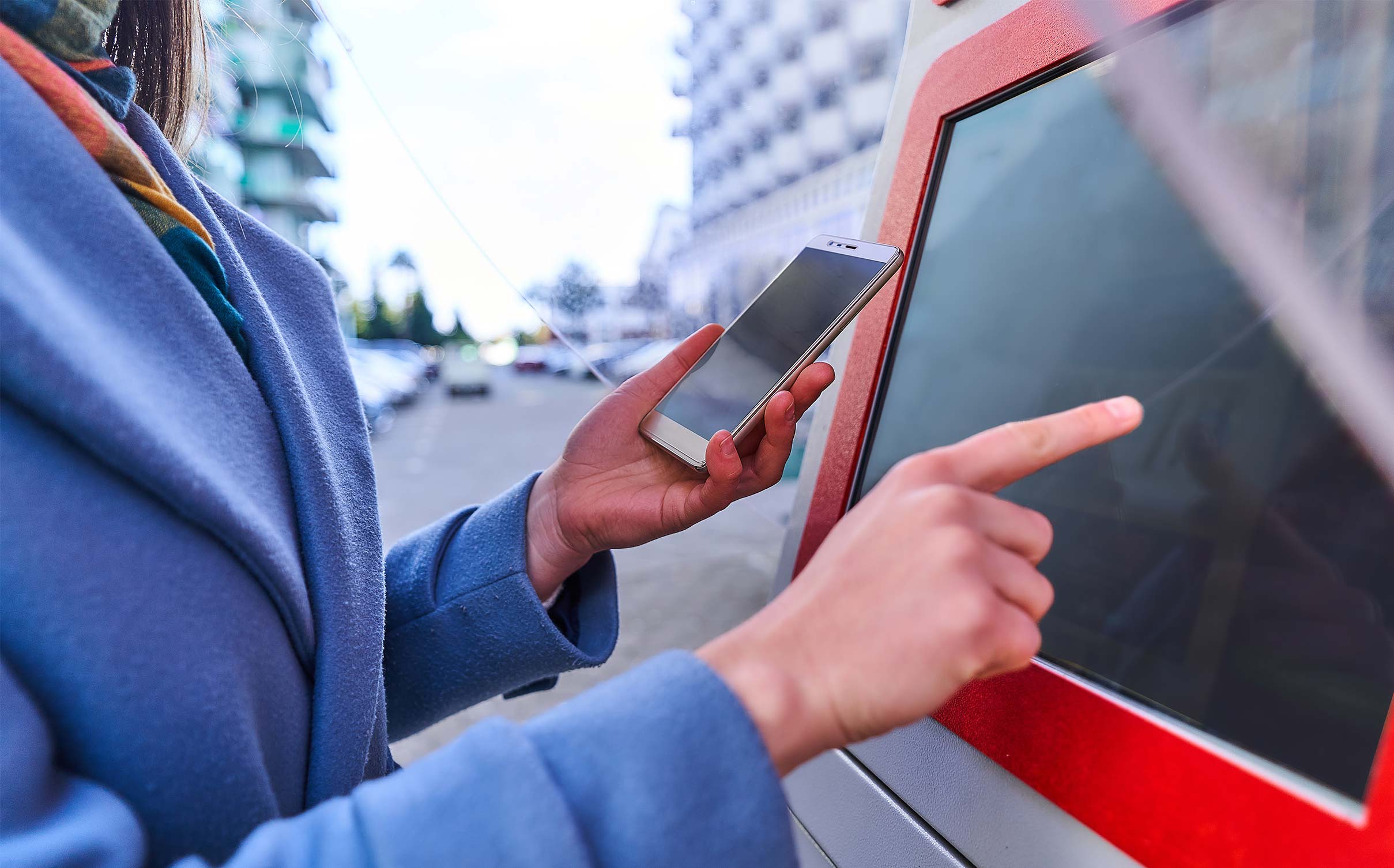 Wayfinding kiosks at public terminals
