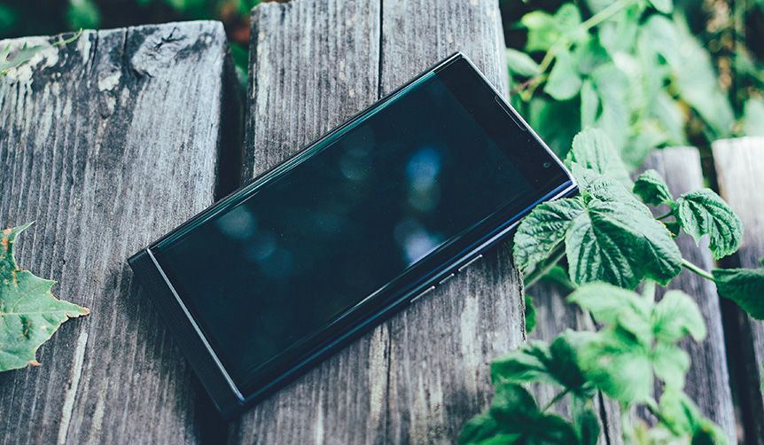 A lost Blackberry device