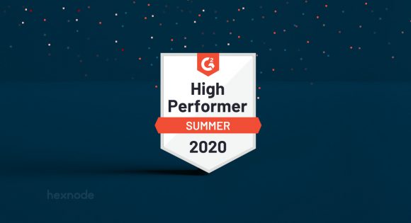 Hexnode-G2 high performer for MDM category