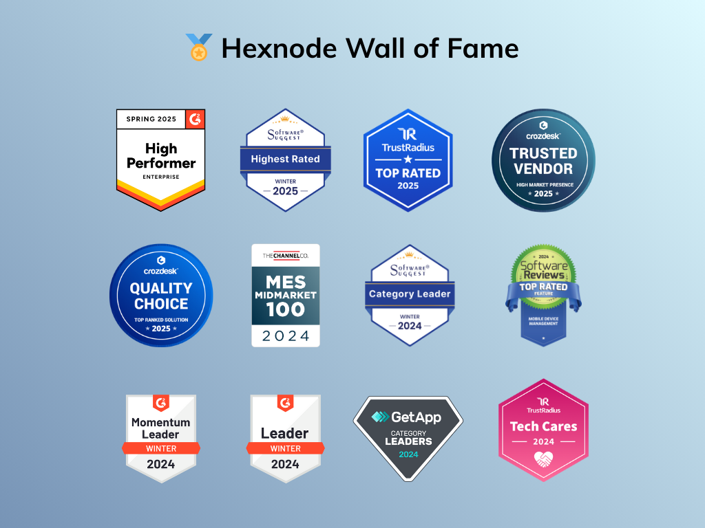 Hexnode vs Soti Wall of Fame