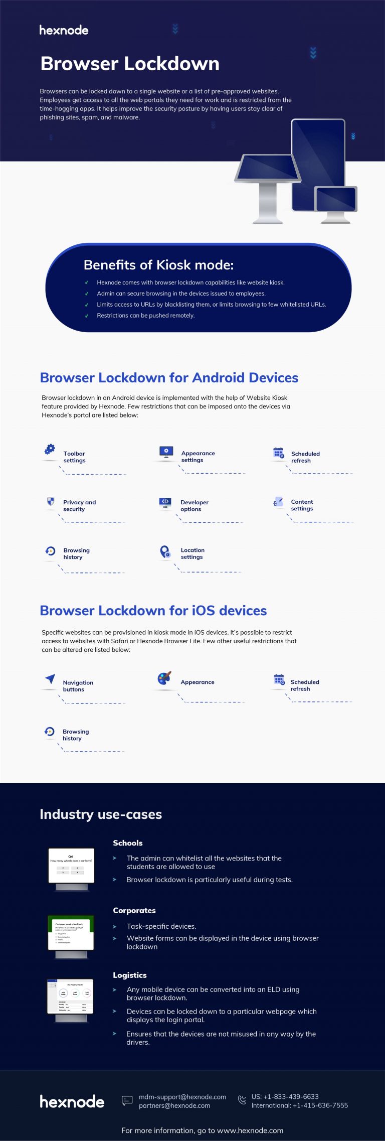 What is browser lockdown?