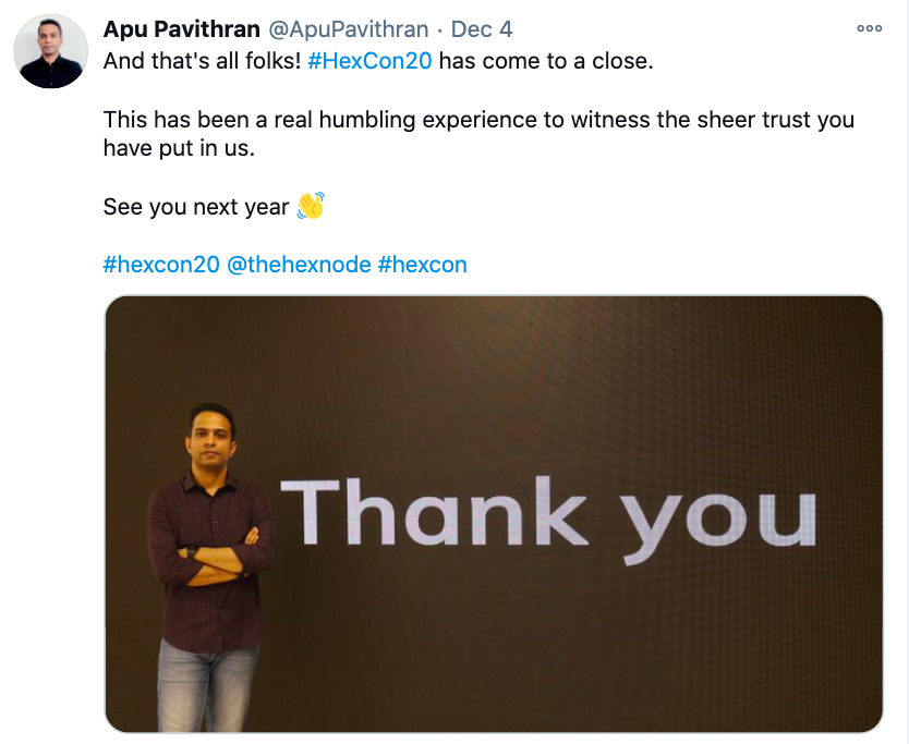 Apu Pavithran, founder and CEO at Hexnode