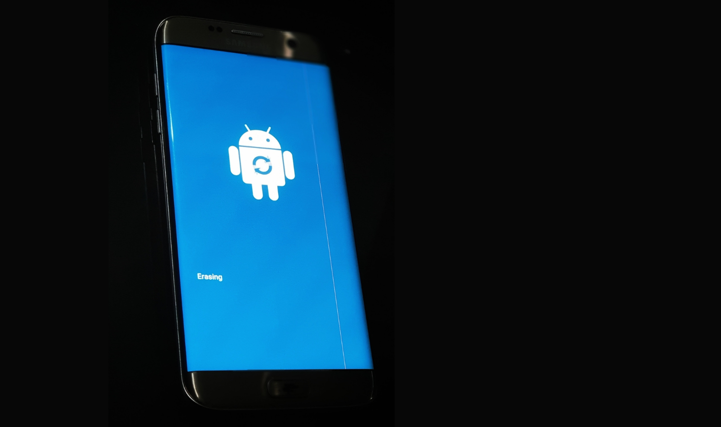 Factory resetting a Samsung Knox mobile device