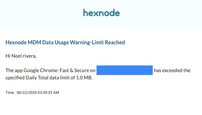 Telecom expense management limit