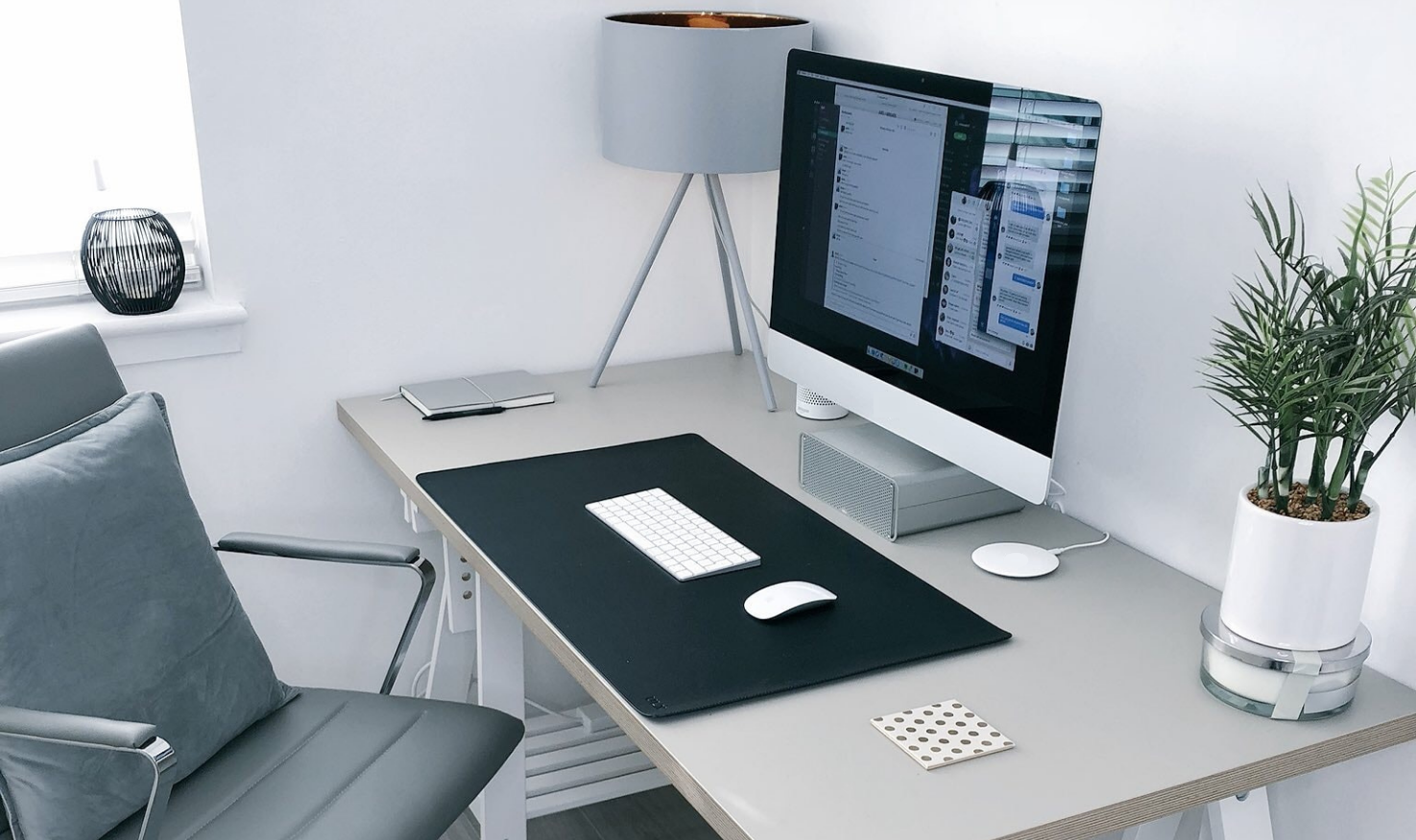 A home office
