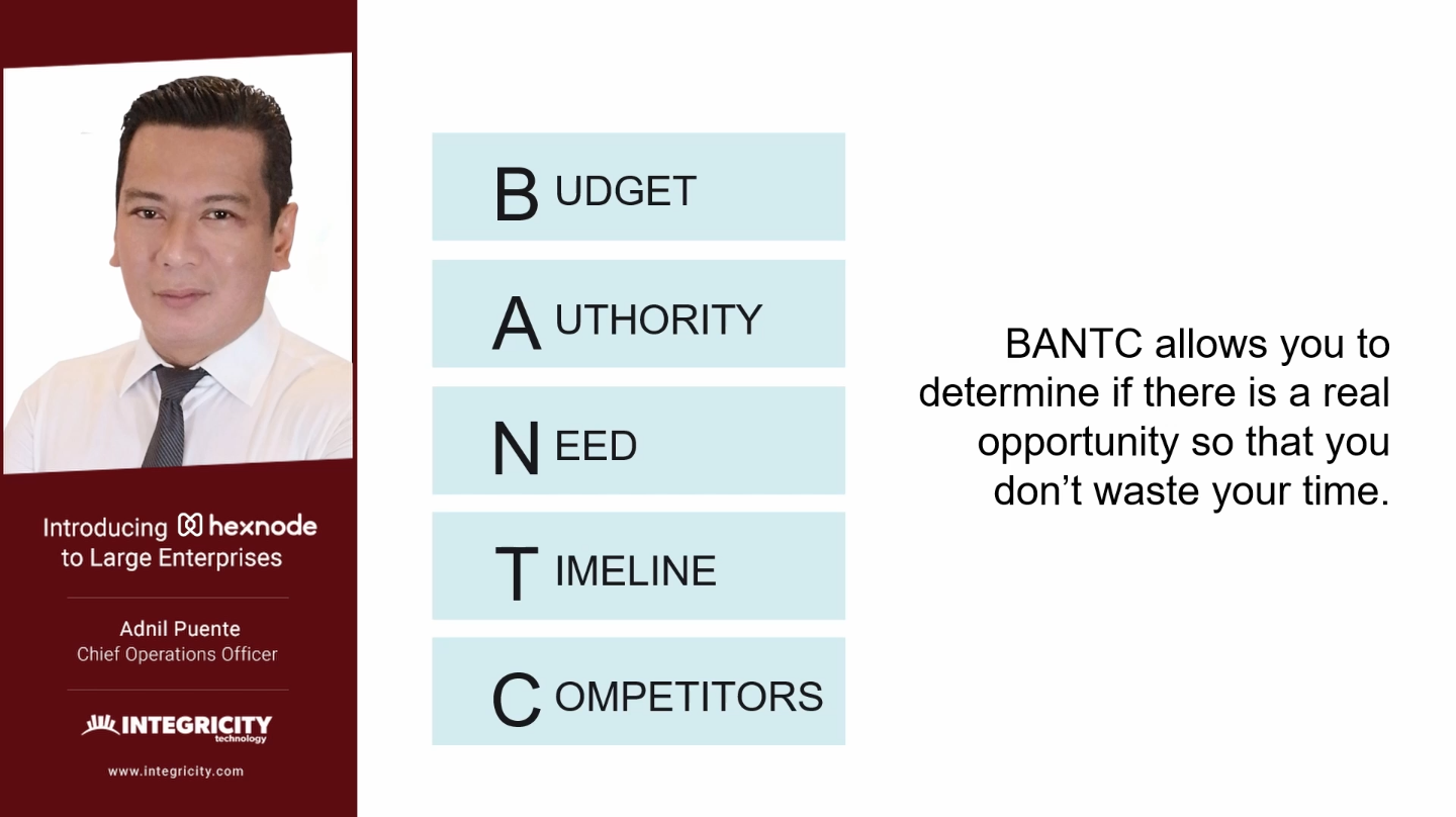 BANTC method Adnil Puente