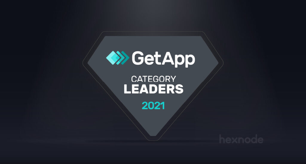 GetApp awards Hexnode UEM a Category Leader badge for the MDM Category