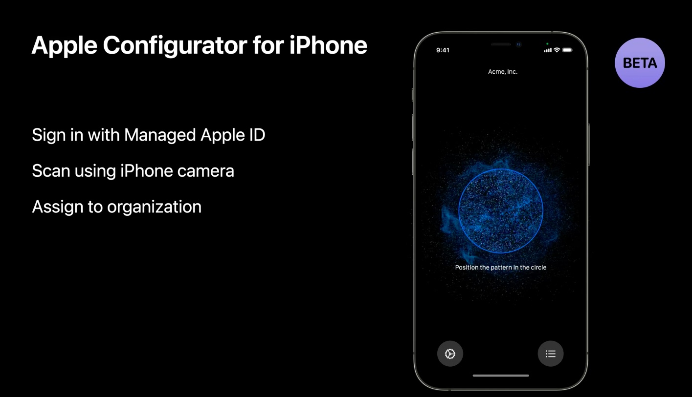 Apple configurator for iPhoen