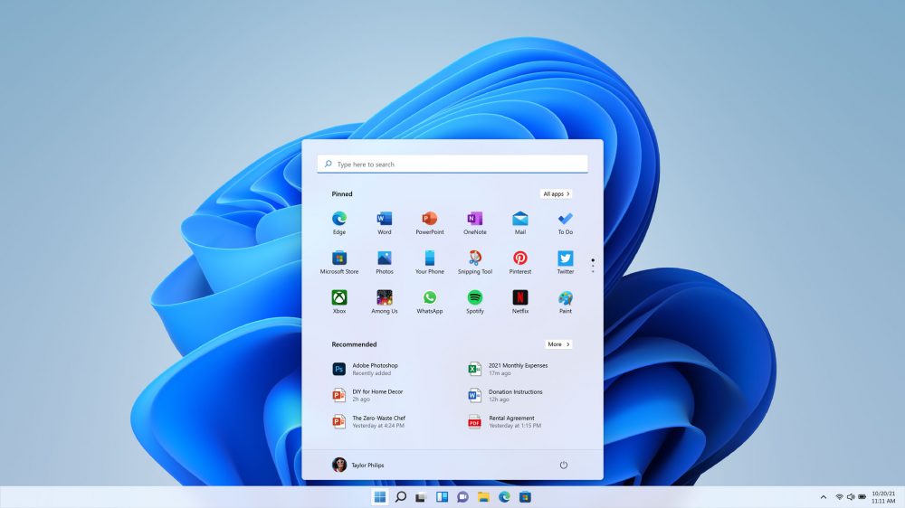Windows 11 UI