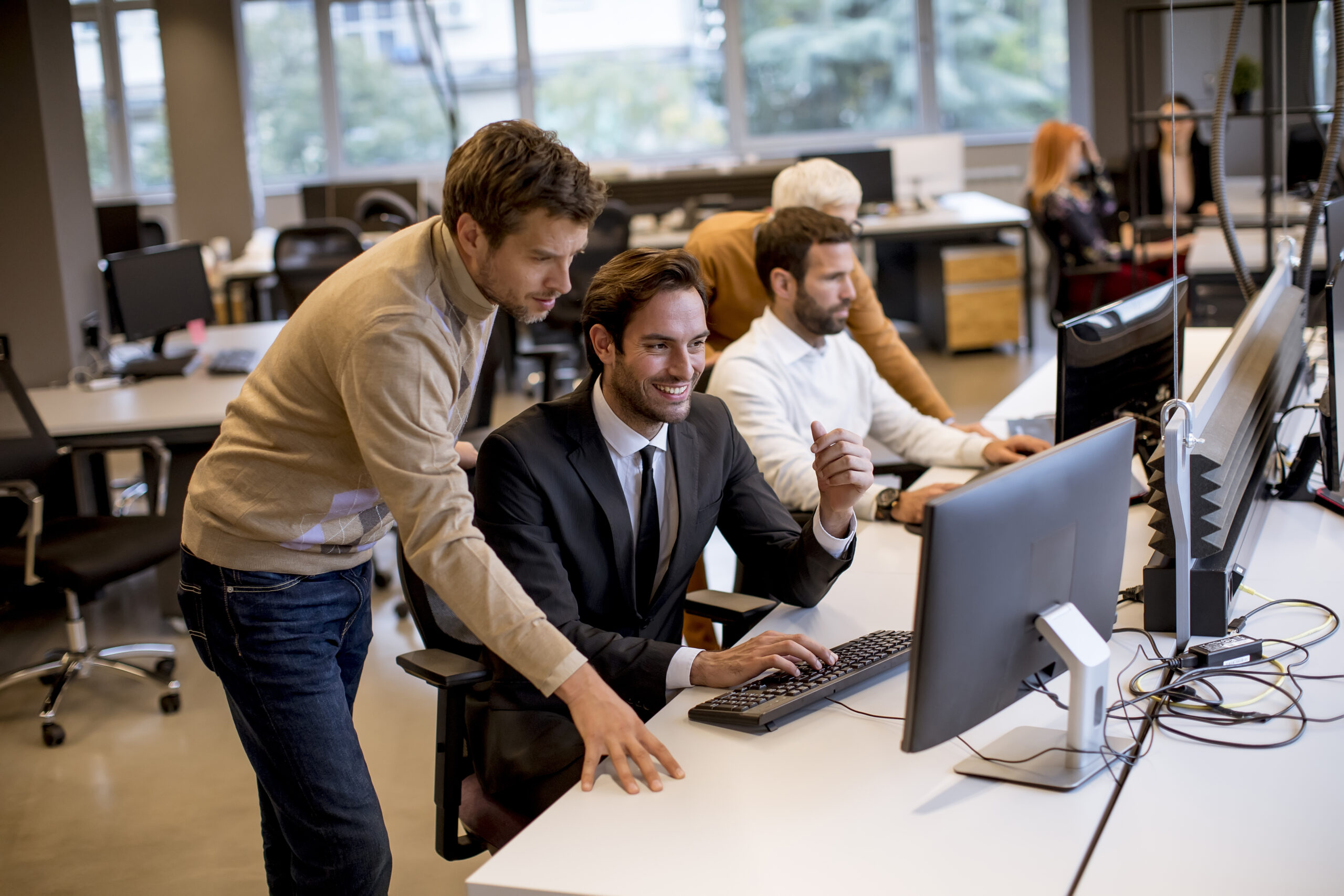 Office workers are the best at swallowing