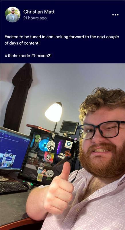 HexCon21 Selfie contest