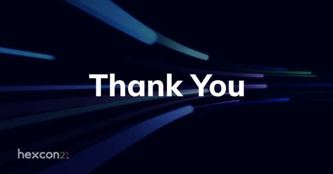 Wrapping up HexCon21