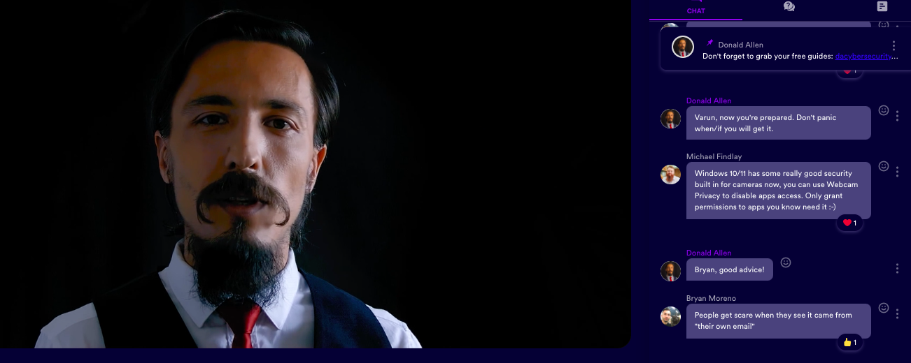 Everyone pitched in! Speakers and attendees alike