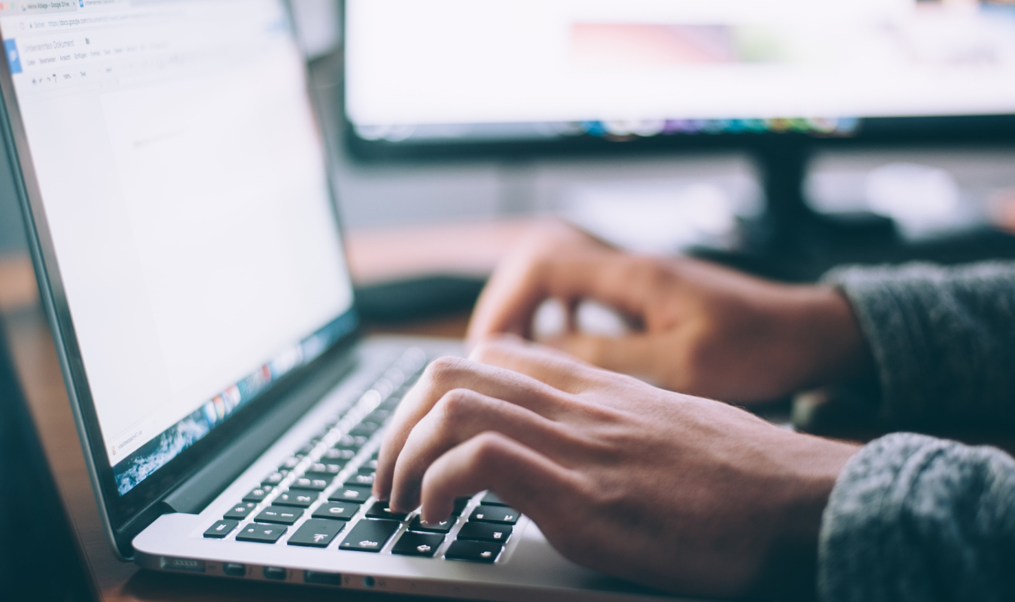 User working on a paid app