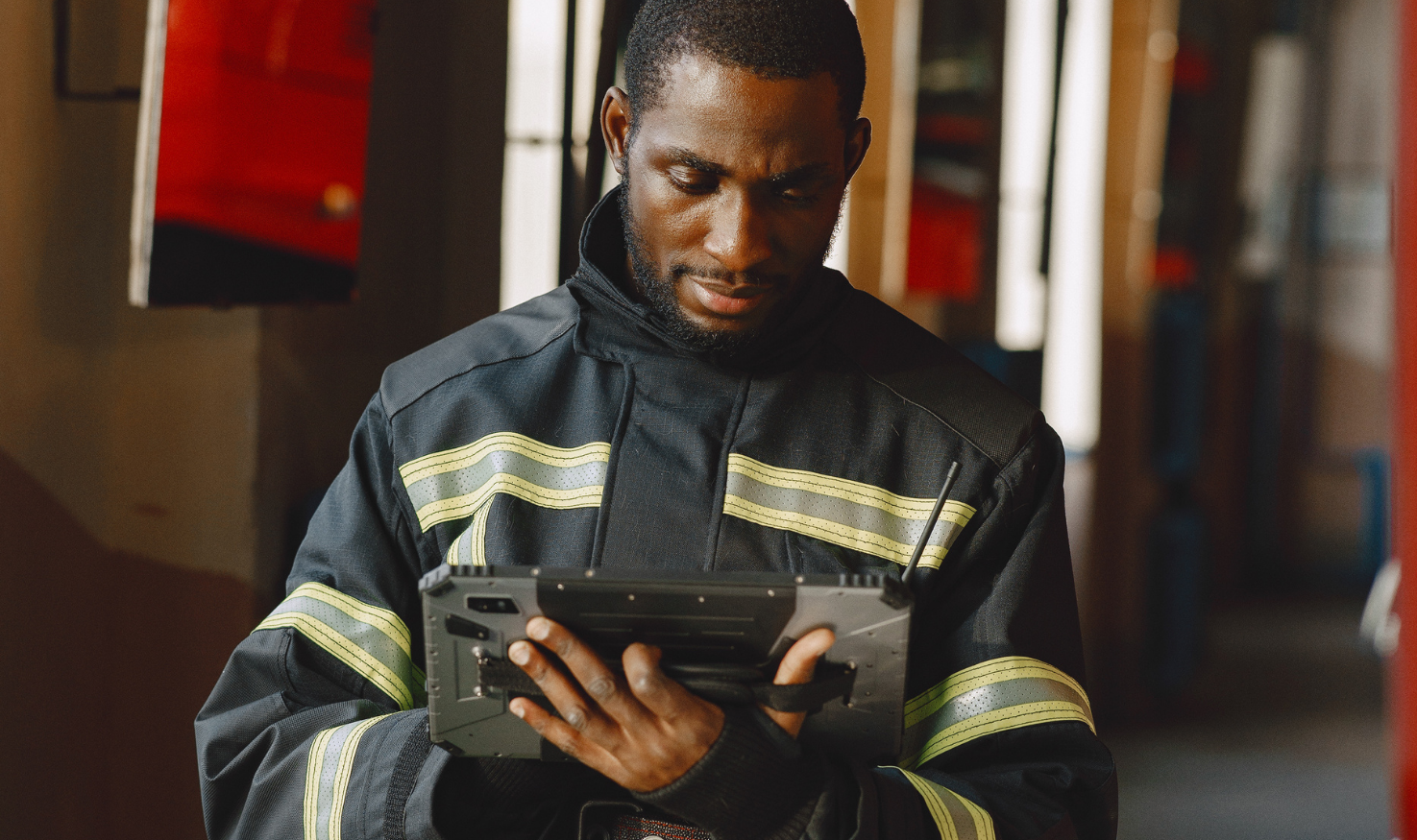 Firefighters rely on rugged devices for real-time updates