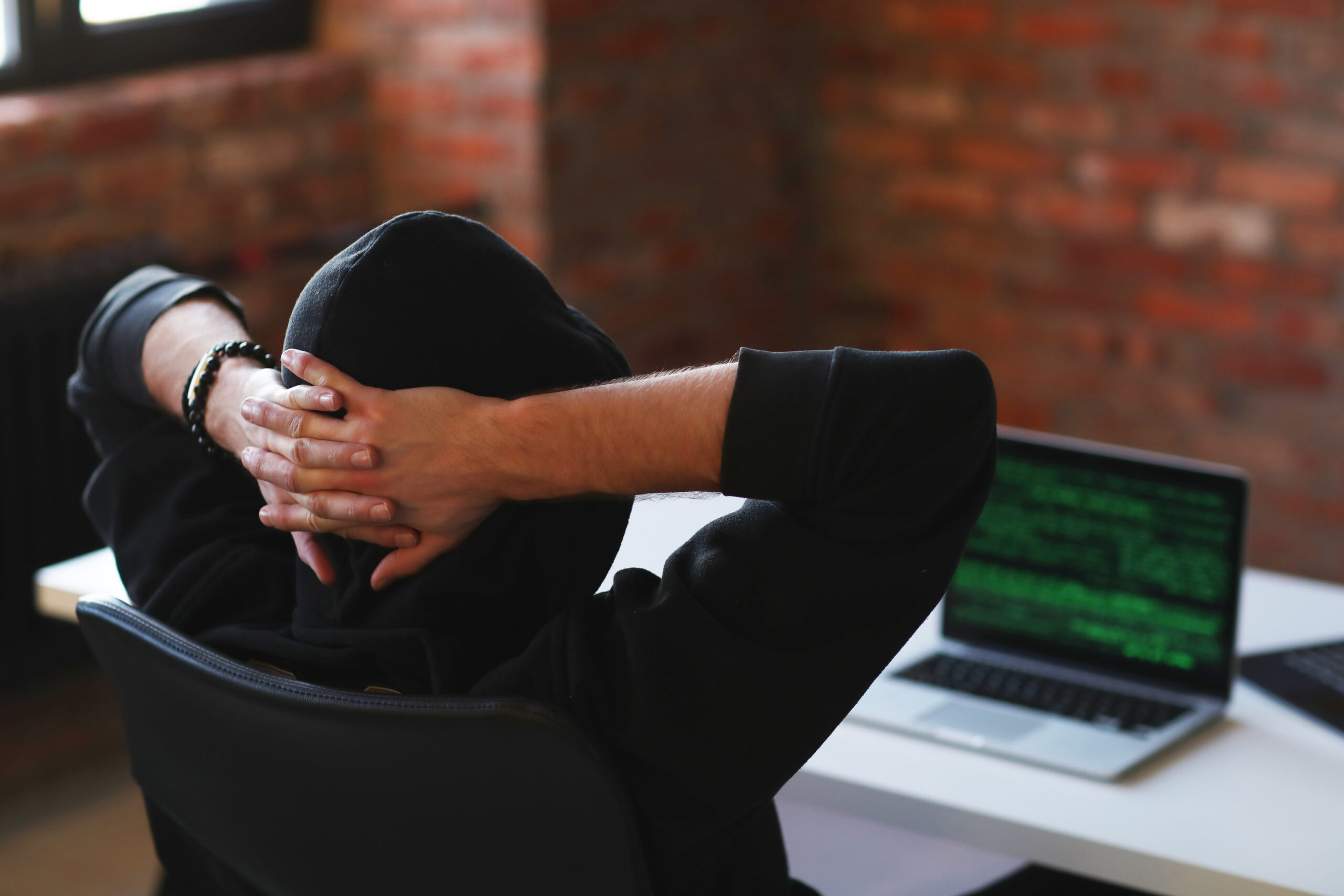 Hacker trying to access confidential data