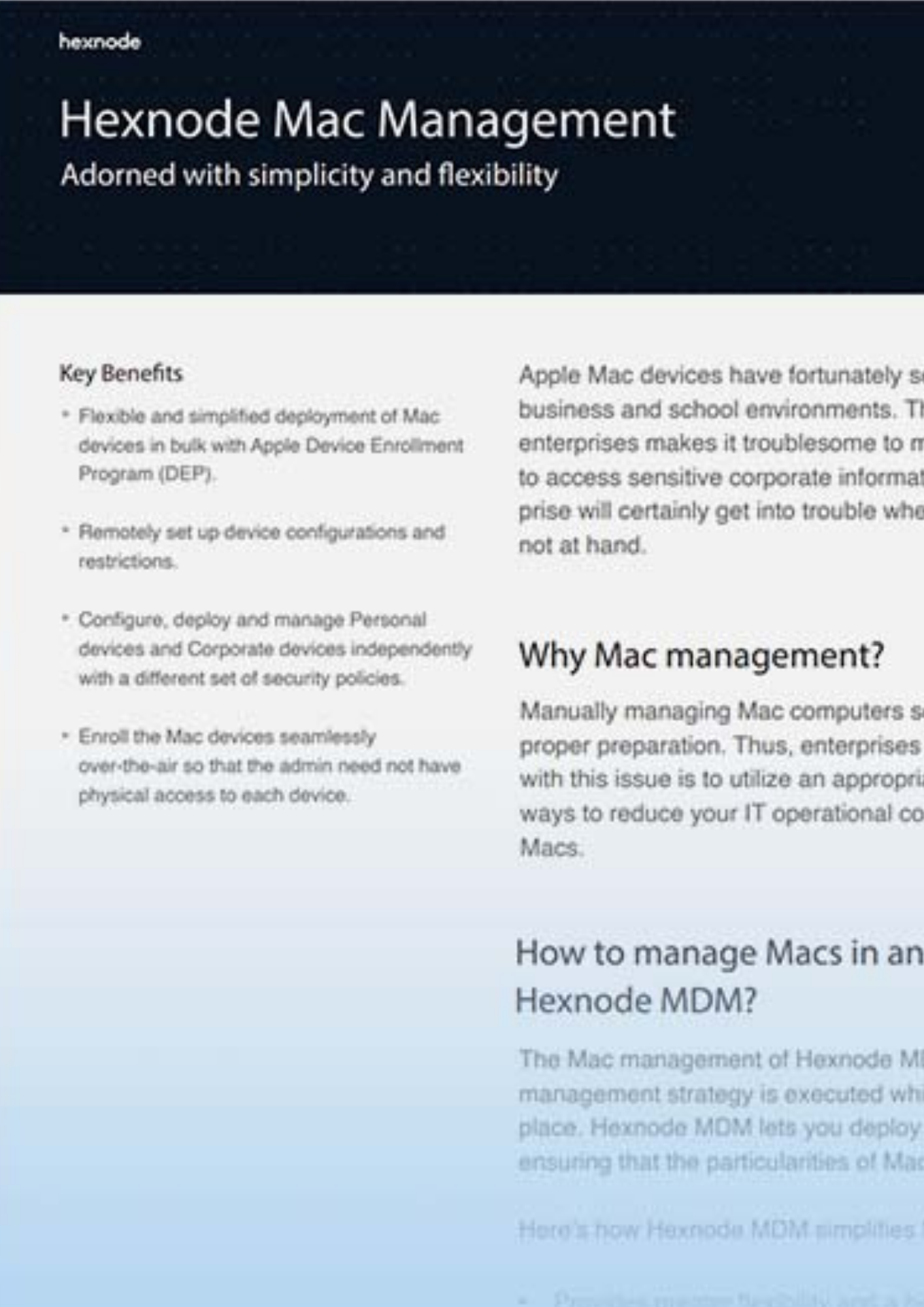 A complete guide to Mac Management