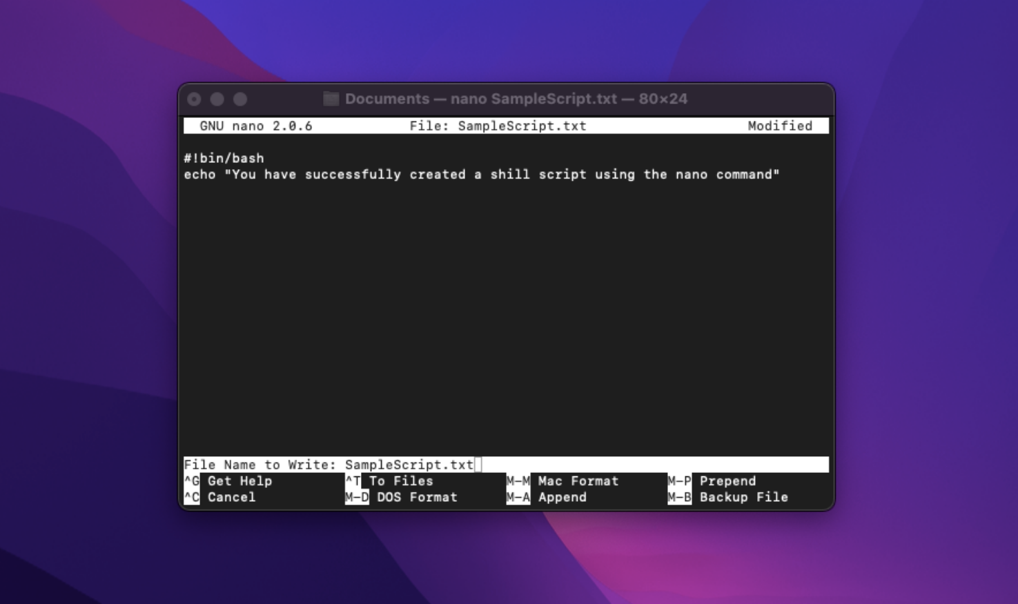 how to view files on mac terminal using tool