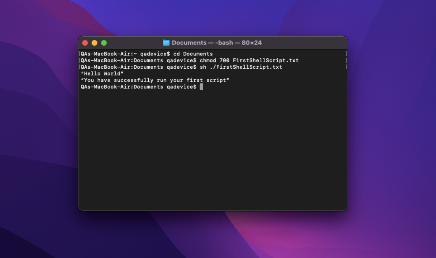 Run Shell Script On Startup Mac