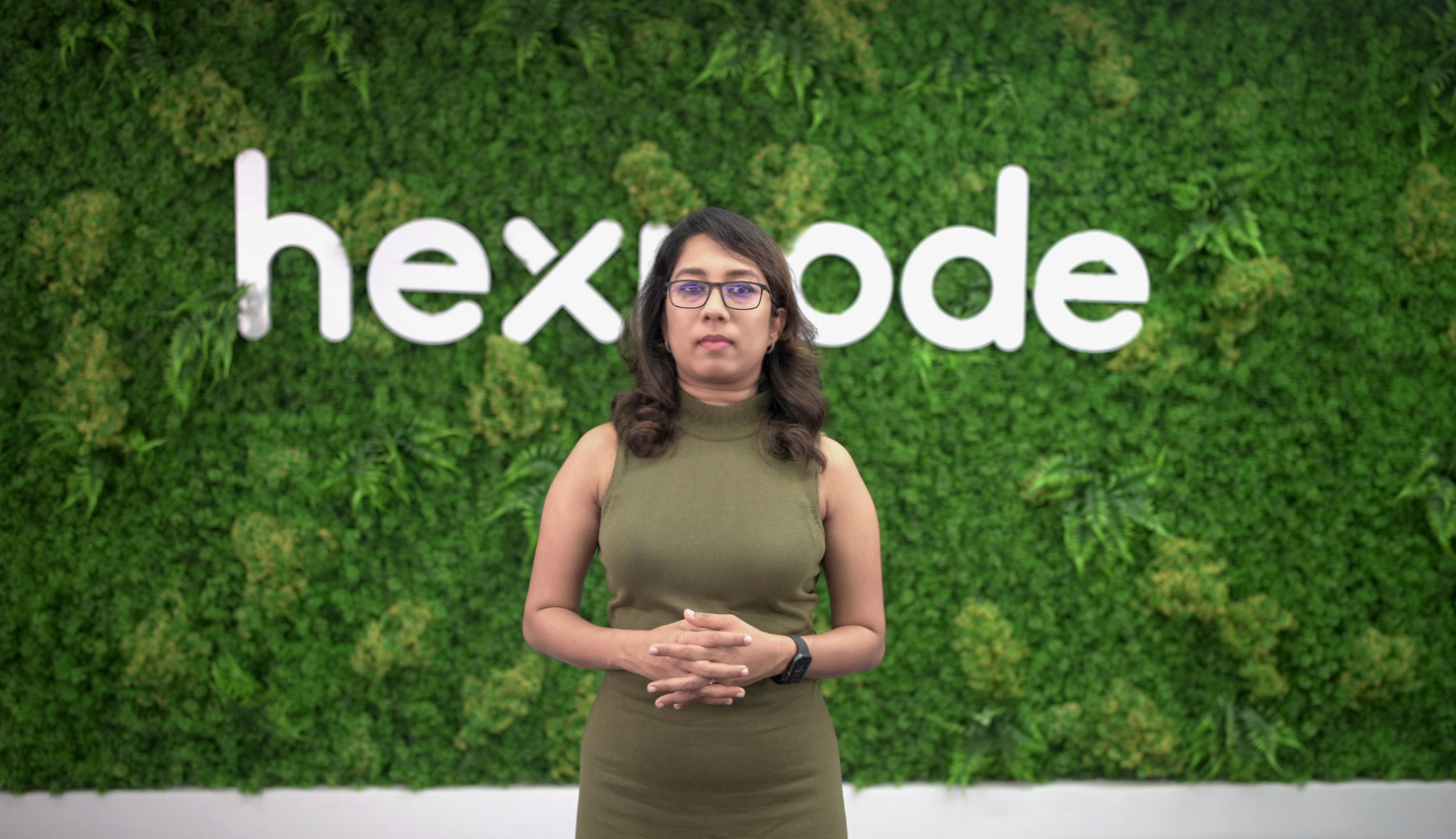 Rachana Vijayan giving the Keynote speech