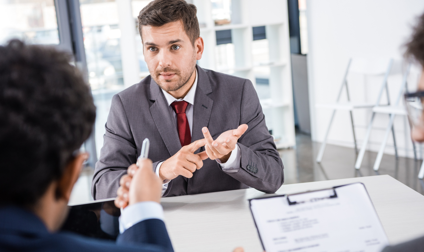 IT staff notifying their employees