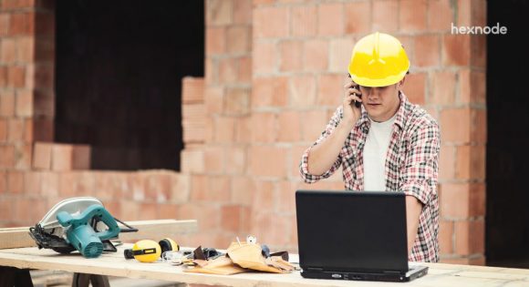 Panasonic rugged device used in the construction industry