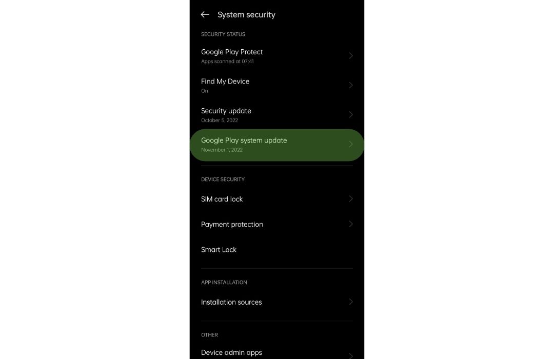Android project mainline