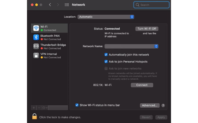 Network preference