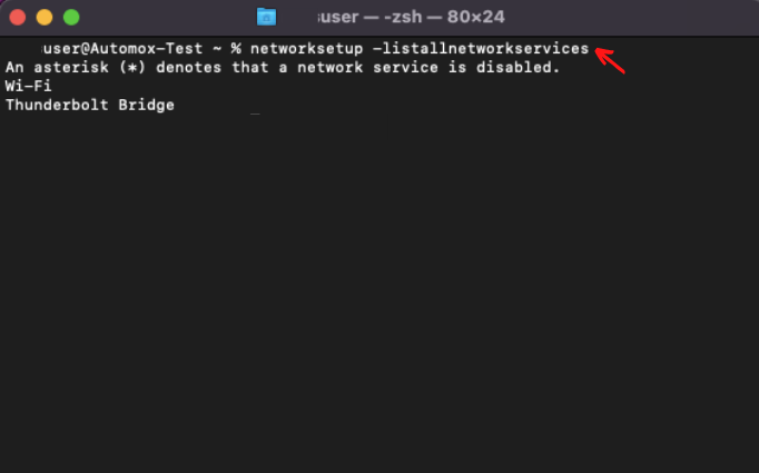 Network preference