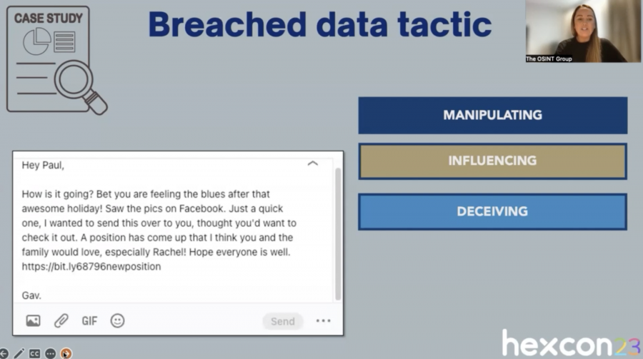Hackers sending messages to people by impersonating their friends