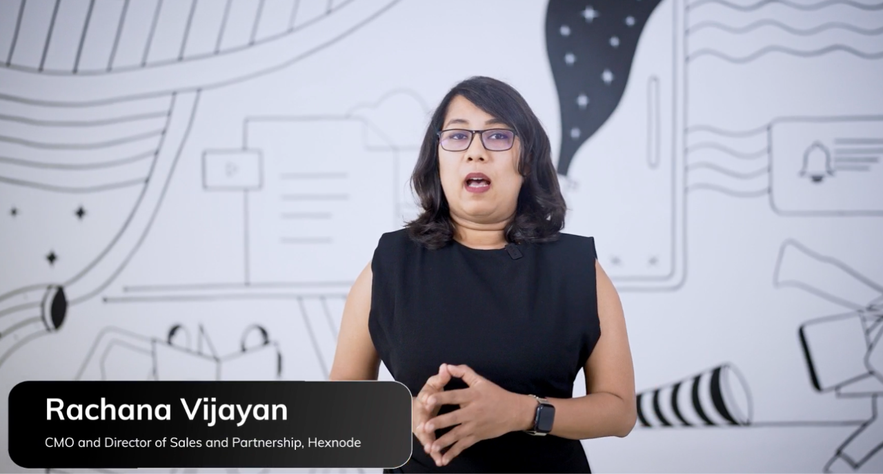 Rachana in the opening keynote