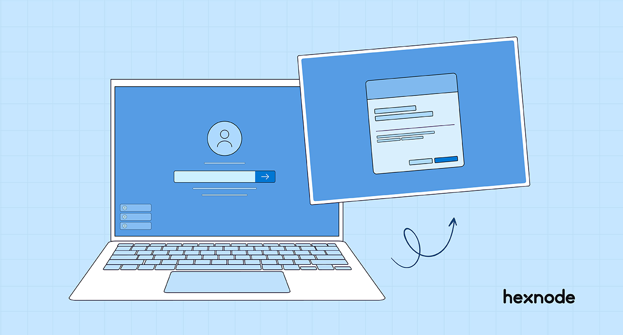 Hexnode Access for Windows, providing a secure login solution