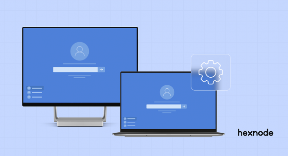 Hexnode's Windows local user management
