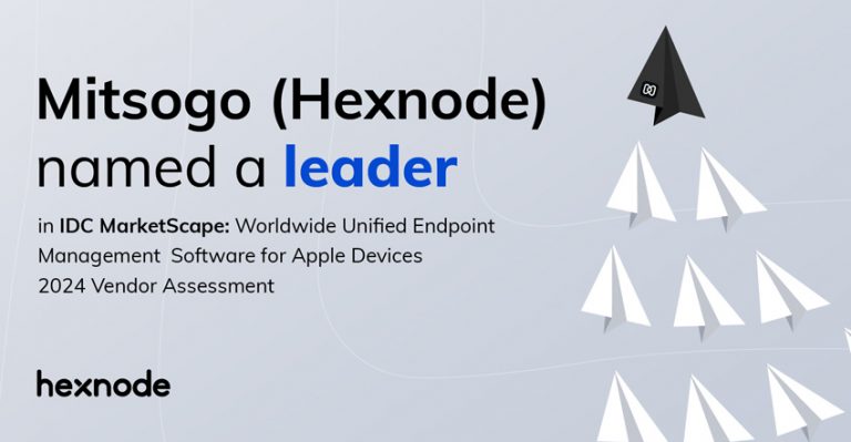 Mitsogo (Hexnode) named a leader in IDC MarketScape