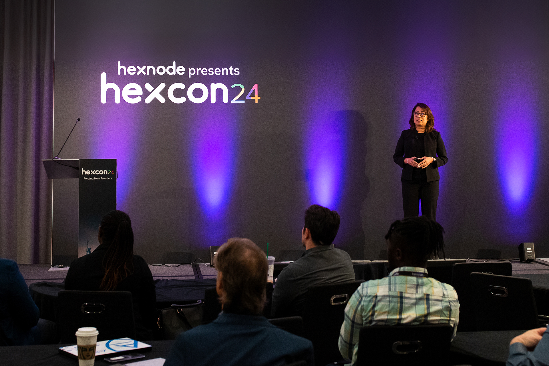 Rachana in the opening keynote