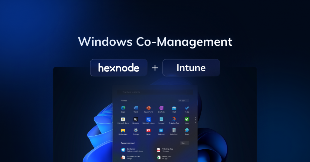 Make your Windows devices co-managed with Intune and Hexnode