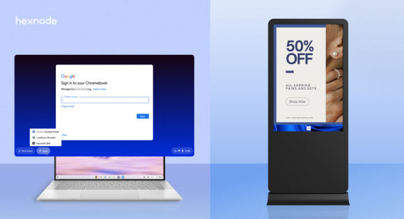 Chrome OS kiosk mode