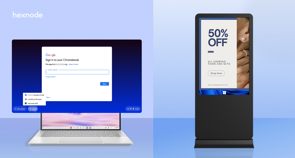 Hexnode Extends Support for ChromeOS Kiosk Lockdown and Windows Digital Signage