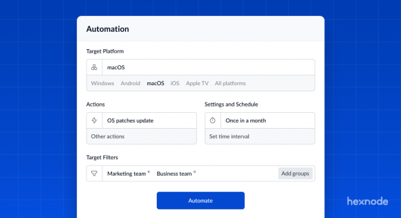 Hexnode expands its Endpoint Management capabilities with ‘Hexnode Automate’ 