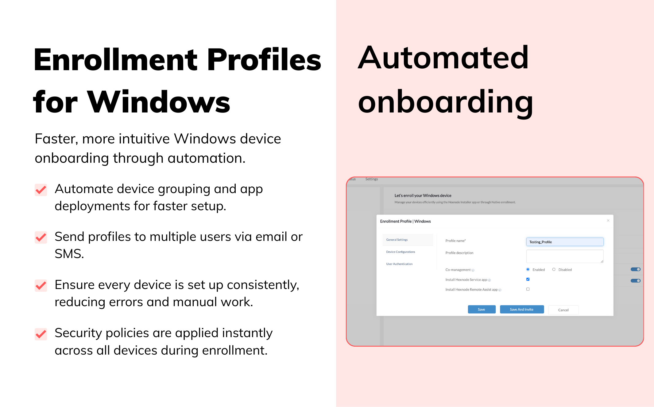 windows enrollment profile