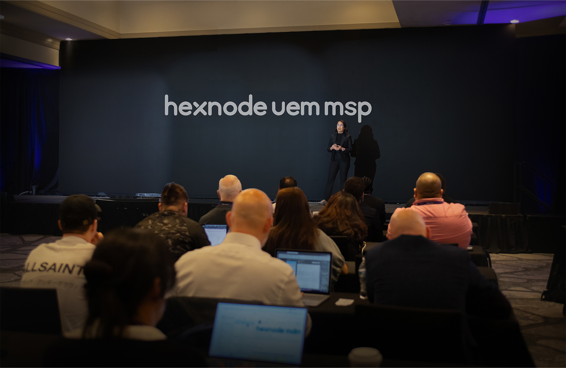 Rachana Vijayan addressing the crowd