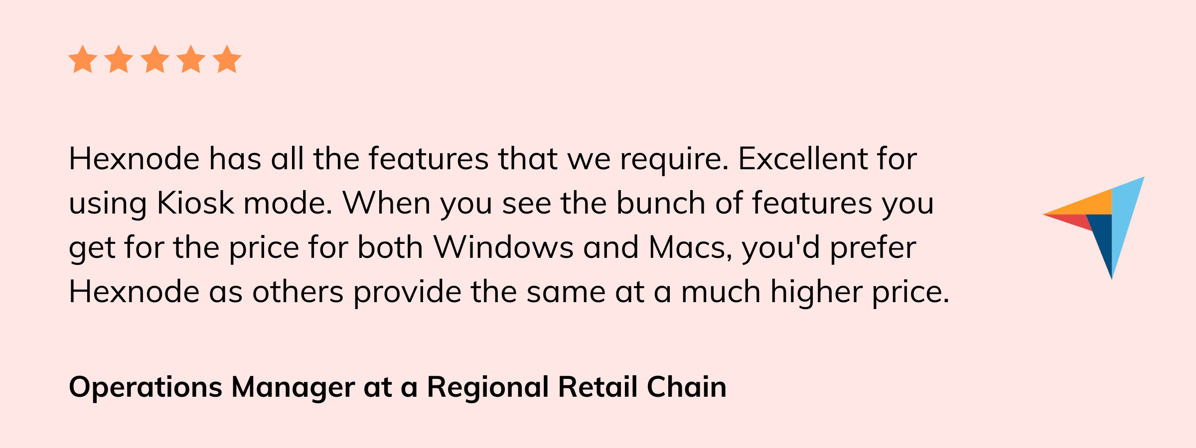 Hexnode user review - Capterra