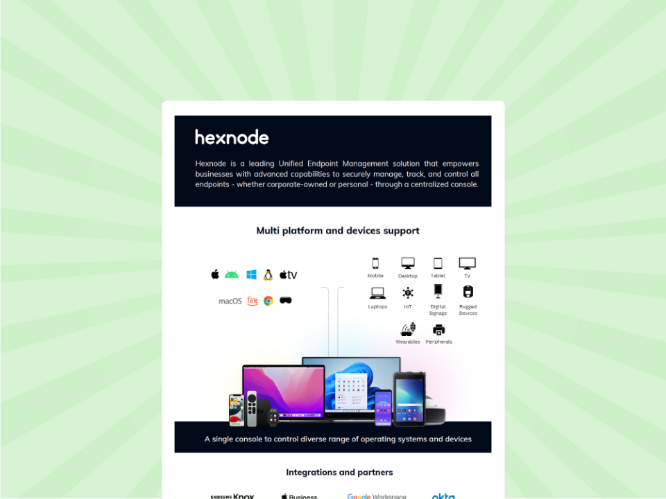 Introduction to Hexnode